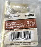 Gatehouse 1/2 Door Hinge Satin Brass #0308908. Fixed Price $10.95.