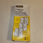 Stanley 4" Door Hinges 2 Pack 08-3511 RD741. Fixed Price $11.19.