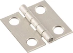 Hillman 1" Stainless Square Corner Residential Door Hinge With Removable Pin. Fixed Price $9.00.