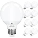 Vanity Bulb 5000K Daylight 8 Pack G25 Globe For Bathroom Van.... Fixed Price $33.51.
