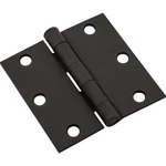N830424 National In. Black Square Door Hinge. Fixed Price $18.58.