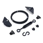 Hillmaster Durable Gate Kit For Wooden Fence, Anti-sag 1 Pack, Black. Fixed Price $14.76.