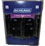 Schlage Lock SC3P1011F-619E Round Corn Hinge, 3-PACK. Fixed Price $6.99.