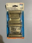 National N115-303 Dull Brass 3" Double -acting Spring Hinges. Fixed Price $18.00.