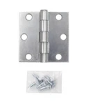 10-PC Everbilt 2-1/2 In. Zinc Plated Steel Broad Loose Pin Door Hinges 13594. Fixed Price $36.00.