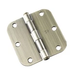 (2-PACK) Polished Chrome Door Hinges 3-1/2" X With 5/8" Radius Corners. Fixed Price $24.97.
