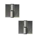 Ldexin 2PCS Stainless Steel Self Closing Restroom 66MM 2.6INCH, Black, Silver. Fixed Price $15.63.