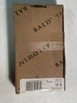 Baldwin 1140055I 4" Bearing 5/8" Radius Mortise Door Hinge, Polished Nickel. Fixed Price $29.83.