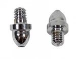 Door Hinges Bright Chrome Med Helmet Finial Pair Renovator's Supply. Fixed Price $8.99.