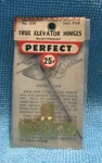 Vintage Perfect True Elevator Hinges #258 Nos New Old Stock (08). Fixed Price $8.49.