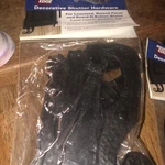 Builders Edge Vinyl Colonial Decorative Shutter "s" Hooks 051010006002. Fixed Price $9.95.