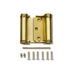 National Hardware 3 Satin Brass Double-acting Spring Hinge N100-049. Fixed Price $26.99.