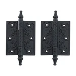 Black Door Butt Hinges Victorian Steeple Tip Rust Resistant Cabinet 2 Pack. Fixed Price $32.99.