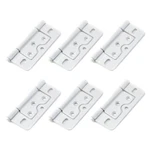 Wealrit 6 Pcs White Non-mortise Hinges Door 3 Inch Length Heavy Duty D.... Fixed Price $25.04.