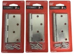 Lot Of 3 Everbilt In. Zinc Plated Utility Square Hinge 240 907. Fixed Price $8.99.