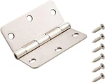 Everbilt In. X 1/4 Radius Satin Nickel Door Hinge 207-307 (2 Pack). Fixed Price $9.99.