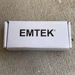 Emtek 9102319 Black 3-1/2" Duty Radius Corners Plain Bearing Mortise Hinge Pair. Fixed Price $12.00.