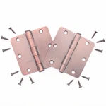 National Hardware Bronze Antique Finish Steel 1/4" Rounded Corner Hinge 2PCS. Fixed Price $17.09.