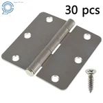 New 3-1/2" Satin Nickel Door Hinges 3.5*3.5" 2.2MM & 1/4" Radius Corners 30-PACK. Fixed Price $32.88.