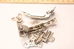 (2-PK) Everbilt Wide Angle Full Overlay 165-DEGREE Hinge Set Nickel 1002782607. Fixed Price $16.49.