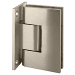 Brushed Nickel Vienna 337 Series Adjustable Wall Mount Full Back Plate Hinge. Fixed Price $62.79.