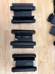 3 Double Acting Spring Hinges - Adjustable Matte Black 6 Inch For Door Gate. Fixed Price $50.00.