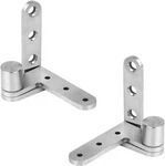 Gbgs 4 Pcs Pivot Door Hinges,inset 270 Degree Shaft,max Load 132LB,2 Lef. Fixed Price $39.89.