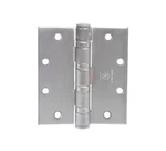 Pair (2), Assa Abloy Stainless Steel X 4-1/2" Ball Bearing Hinge, Butt. Fixed Price $49.00.