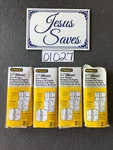 Lot Of Stanley 08-1110 Door Hinges 3-1/2" Nickle Satin Finish 5/8'' 01027. Fixed Price $25.00.
