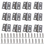 12PCS Mini Duty With Screws,stainless Steel Jewelry Box Hinges Small Hi.... Fixed Price $11.77.