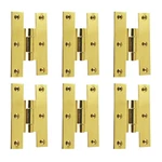 3" Solid Brass Cabinet Hinge Offset Pvd Long Lasting Finish Pack 6. Fixed Price $74.99.