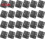 24PCS 1-1/2 Inch Length Black Metal Butt Hinges, Flat Small Door Asymmetri. Fixed Price $12.54.