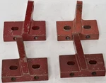 Assorted Right/left Pivot Hinges C28012-5 Steel *lot Of 4*. Fixed Price $25.00.