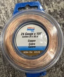 Lot Of 2: National Hardware N264-754 V2570 Wire In Copper 24 Ga X 100',1 Pack. Fixed Price $12.00.