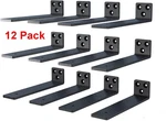 6 Inch Floating Brackets Heavy Duty Hidden Wall Mantel Bookshelf. Fixed Price $29.99.