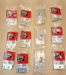 Lot Of 12 Everbilt Interior Door Hinges 3 1/2" Satin Nickel 1/4" Radius 207 618. Fixed Price $16.95.