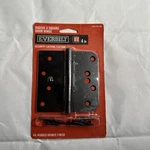 Everbilt Radius X Square Door Hinge 4IN Security Locking Feature. Fixed Price $9.99.