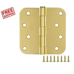 Durable Steel Door Hinges 4X4 Inches, Satin Brass Finish - 3 Pack For Interior. Fixed Price $15.09.