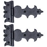 2 Pack 7.5" Rustic Iron Spear Strap Hinge For Doors, Gates & Furniture. Fixed Price $77.99.