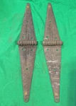 Vintage Metal Barn Door Gate Strap 20" Hinges, Rustic. Fixed Price $19.89.