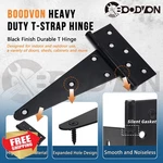 Boodvon T-strap Gate Hinges, 8", Heavy Duty Shed Barn Door, 4 Pk. Fixed Price $48.99.