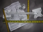 Marine Grade Stainless Steel Self-closing Gate Spring White Powder Coated. Fixed Price $35.00.