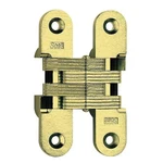 Soss 216US4 Concealed Hinge, Brass, Full Mortise Mounting, Leaf W X 5/8. Fixed Price $61.65.