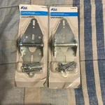 2 Of #4 Garage Door Hinges 14 Gauge Steel W/8 Wood Lags Hardware Overhead Repair. Fixed Price $8.00.
