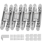 Polar Tangro Upgraded Invisible Door Hinges 4 Pcs -6 Inch Sliver Hidden. Fixed Price $153.21.