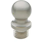 (2) Baldwin Solid Ball Tip Finial For Square Corner Hinges 1090150I Satin Nickel. Fixed Price $9.99.