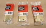 Lot Of Everbilt Satin Brass 5/8" Corner Radius Door 3" Hinge 237-074. Fixed Price $8.95.