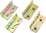 Bed Rail Brackets With Circular Rivets Heavy Duty Non-mortise Fastener. Fixed Price $15.76.