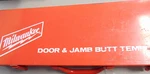 Milwaukee Door & Jamb Butt Templet Kit - Free Shipping. Fixed Price $125.00.