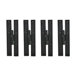 Renovators Supply Manufacturing Cabinet Hinges 7 In. Black Wrought Iron Kit.... Fixed Price $99.60.